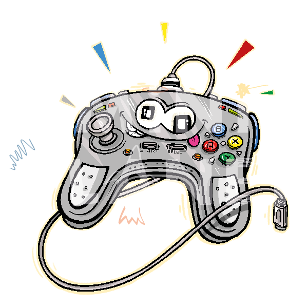 Bügelbild: Game-Pad