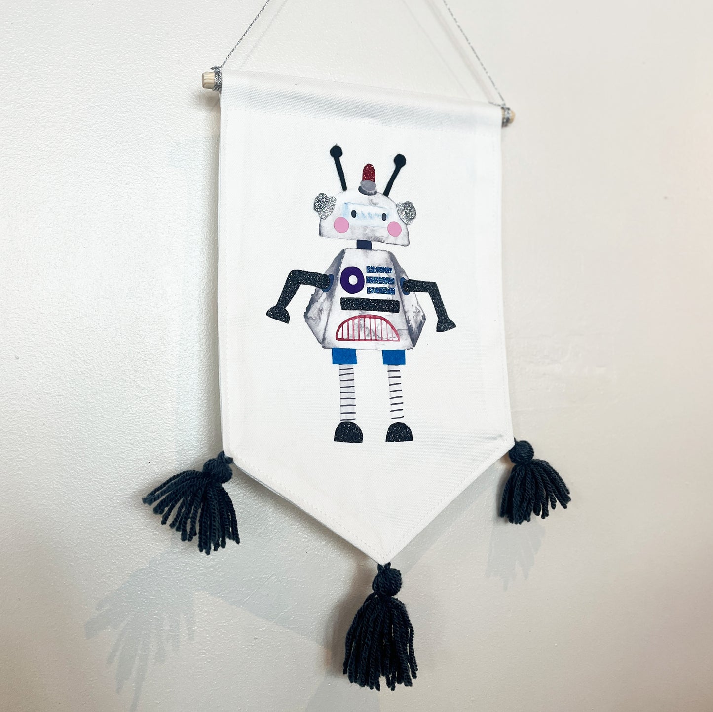 Wimpel Roboter Einzelstück