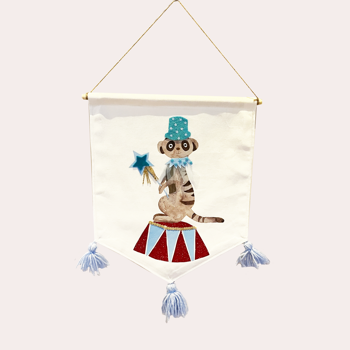 Stoffwimpel groß Personalisierung