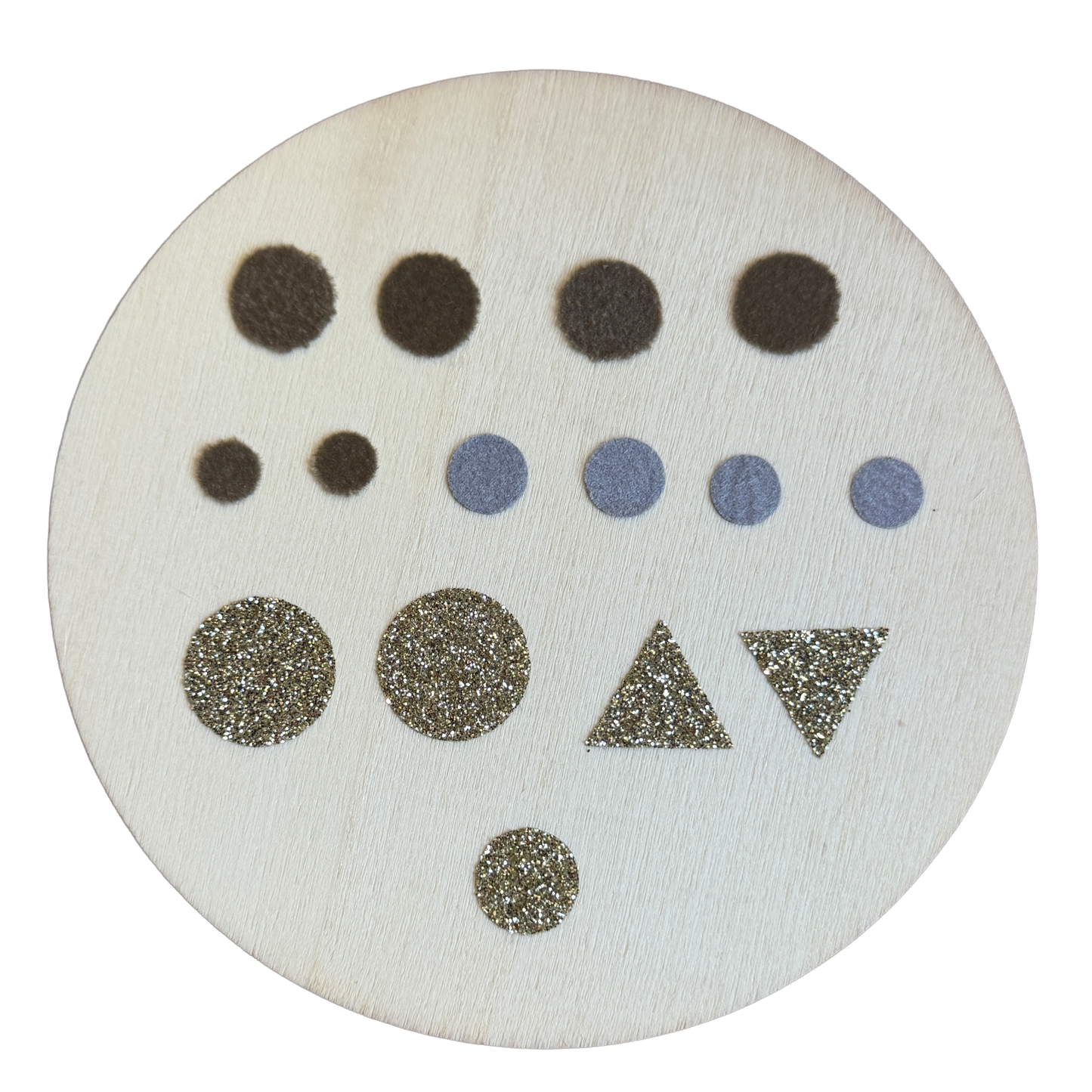 Bügelkonfetti: Beige