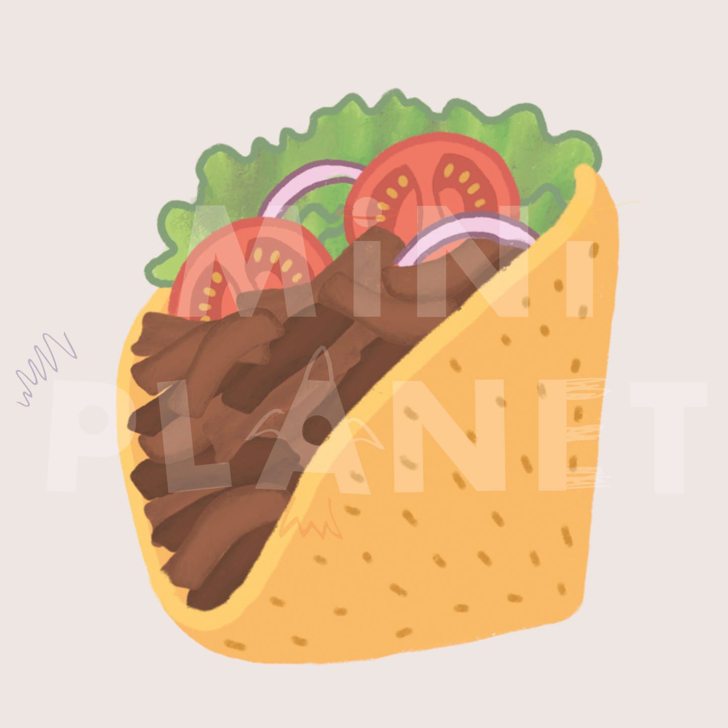 Bügelbild: Döner