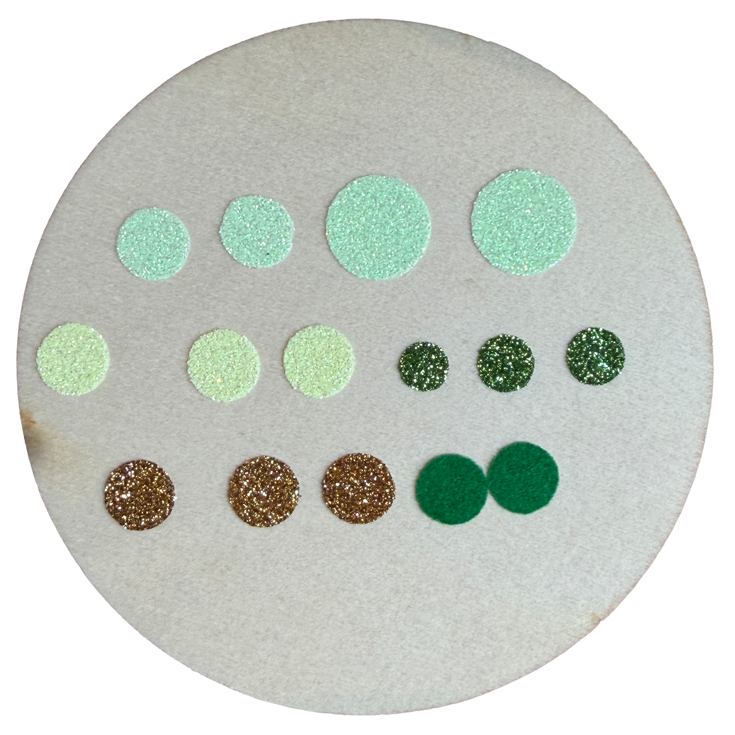 Bügelkonfetti: Grün