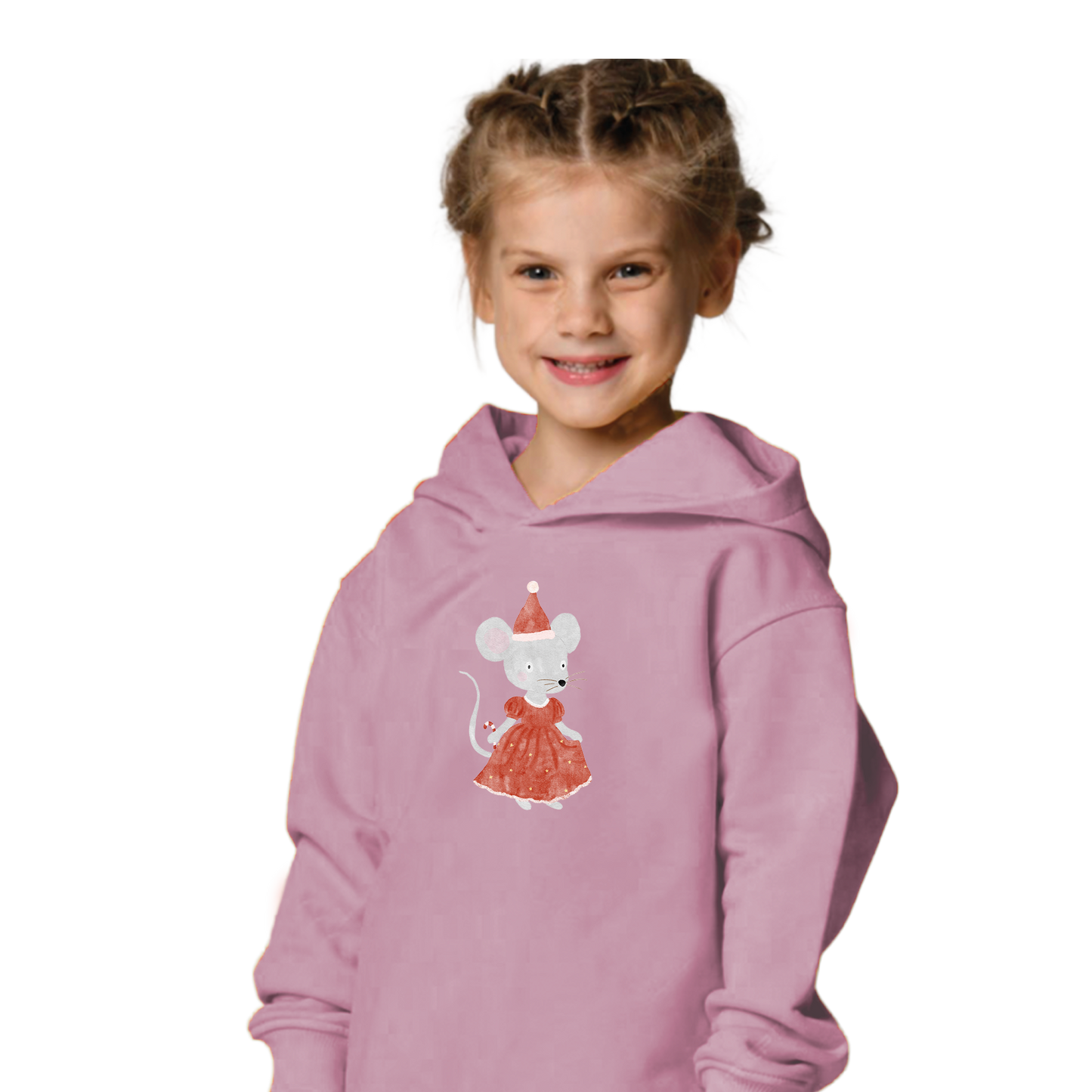 Bügelbild: Weihnachtsmaus