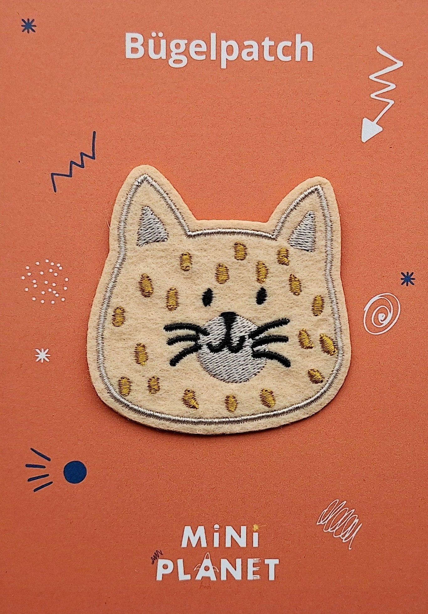 Bügelpatch Katze