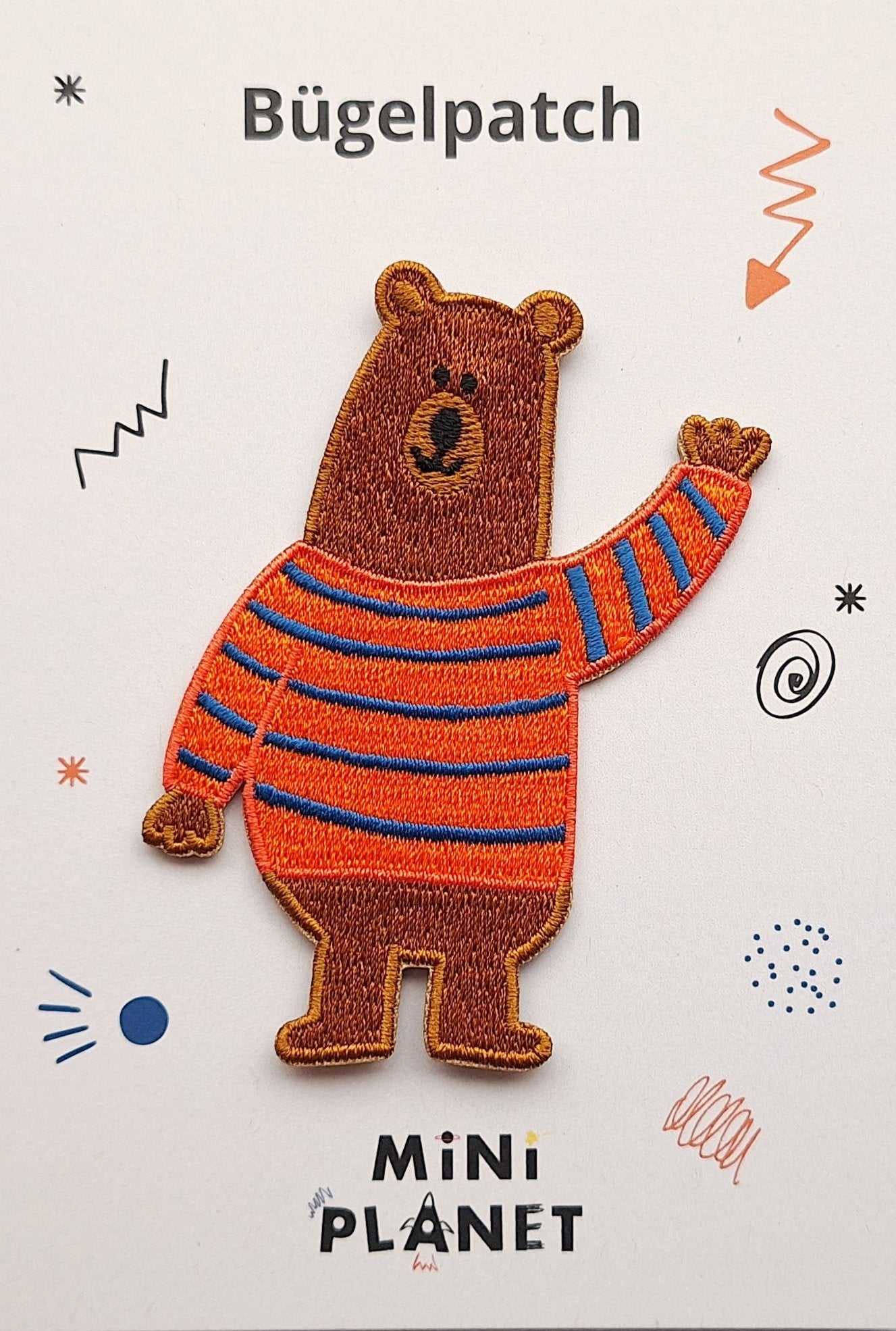 Bügelpatch Grußbär