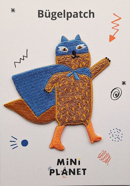 Bügelpatch Superheld Eichhörnchen
