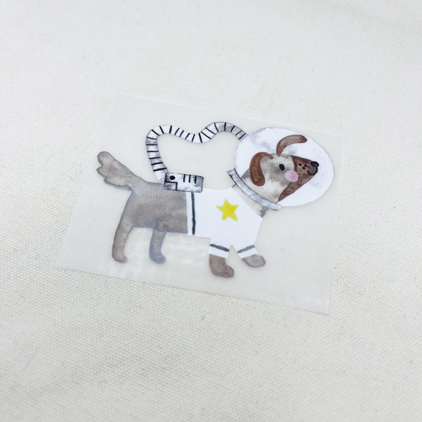 Bügelbild: Astro Hund