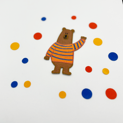 Bügelpatch Grußbär
