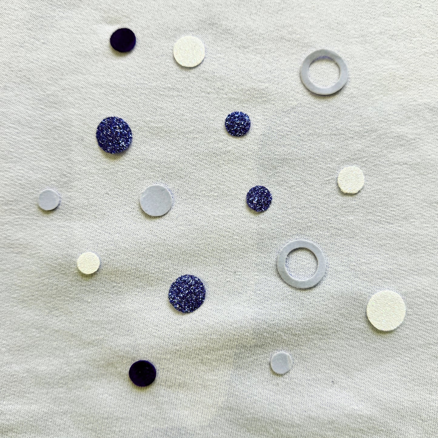 Bügelkonfetti: Blau