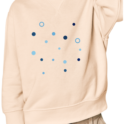 Bügelkonfetti: Blau