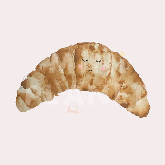 Bügelbild: Croissant