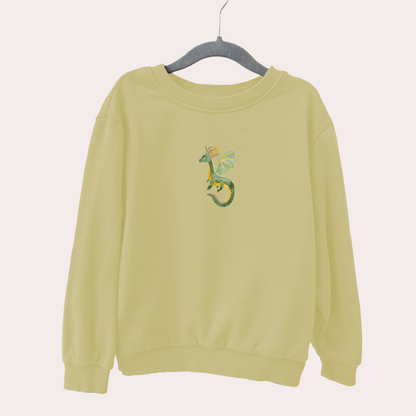 Bügelbild: Grüner Drache