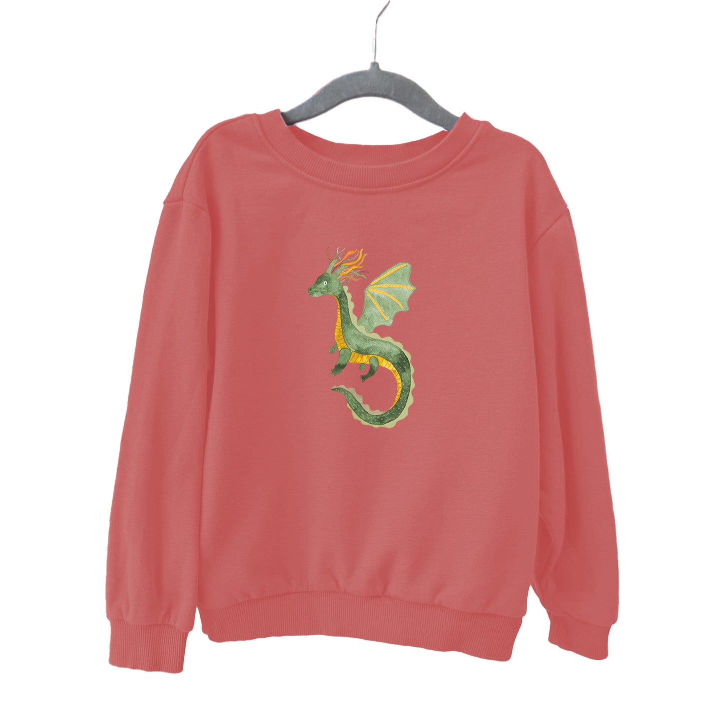 Bügelbild: Grüner Drache (Groß)