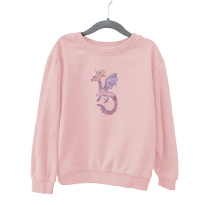 Bügelbild: Rosa Drache (Groß)