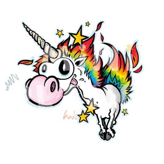 Bügelbild: Einhorn