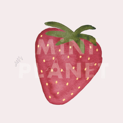 Bügelbild: Erdbeere
