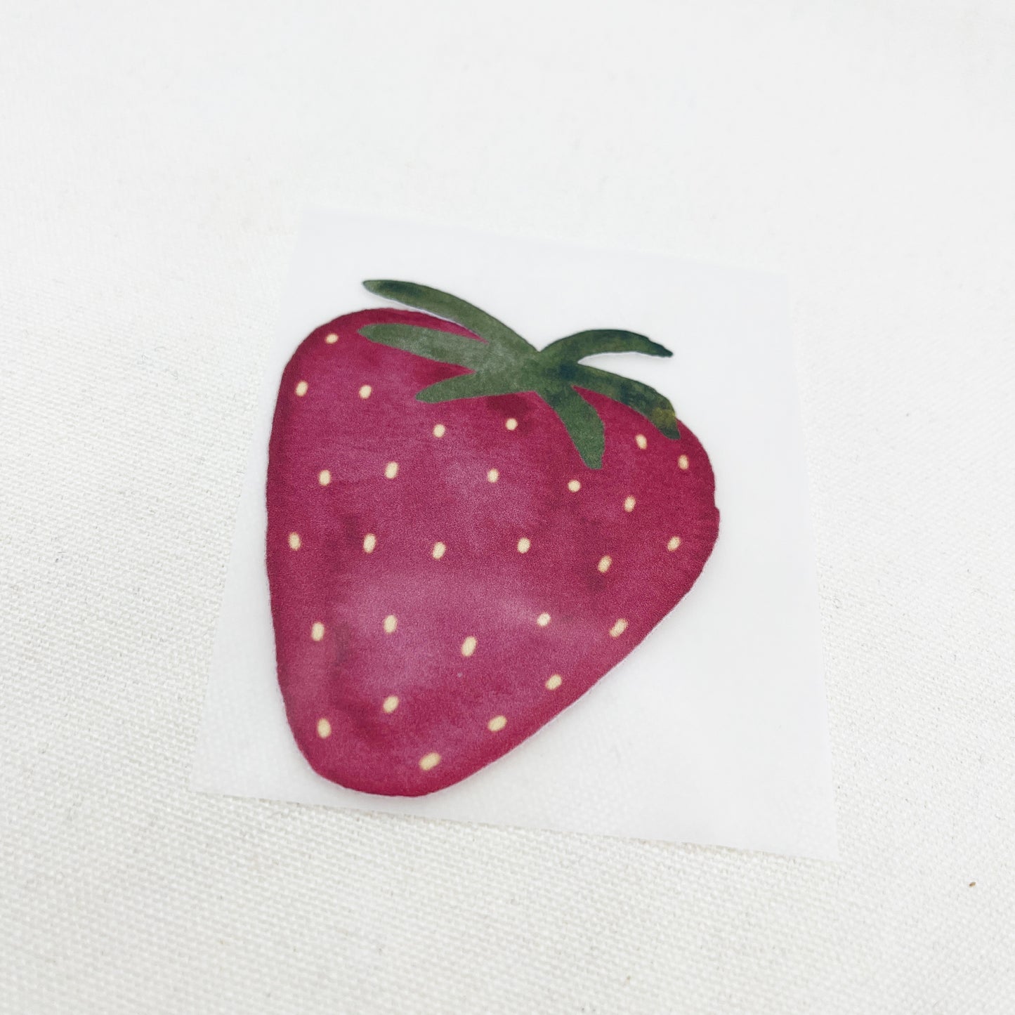 Bügelbild: Erdbeere