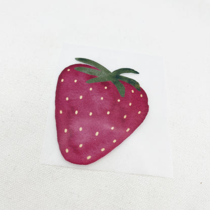 Bügelbild: Erdbeere
