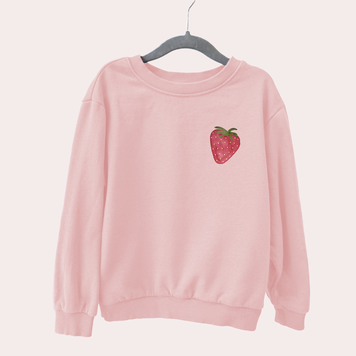 Bügelbild: Erdbeere