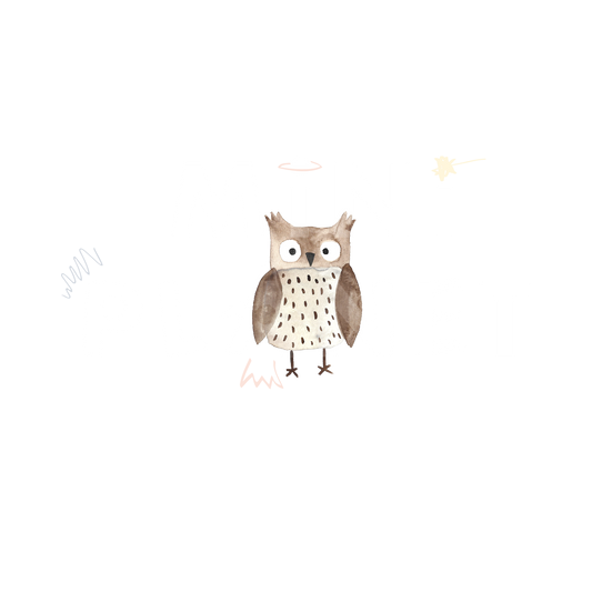 Bügelbild Eule mini