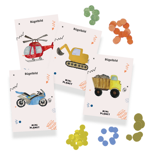 Kindergeburtstagsset: Fahrzeuge