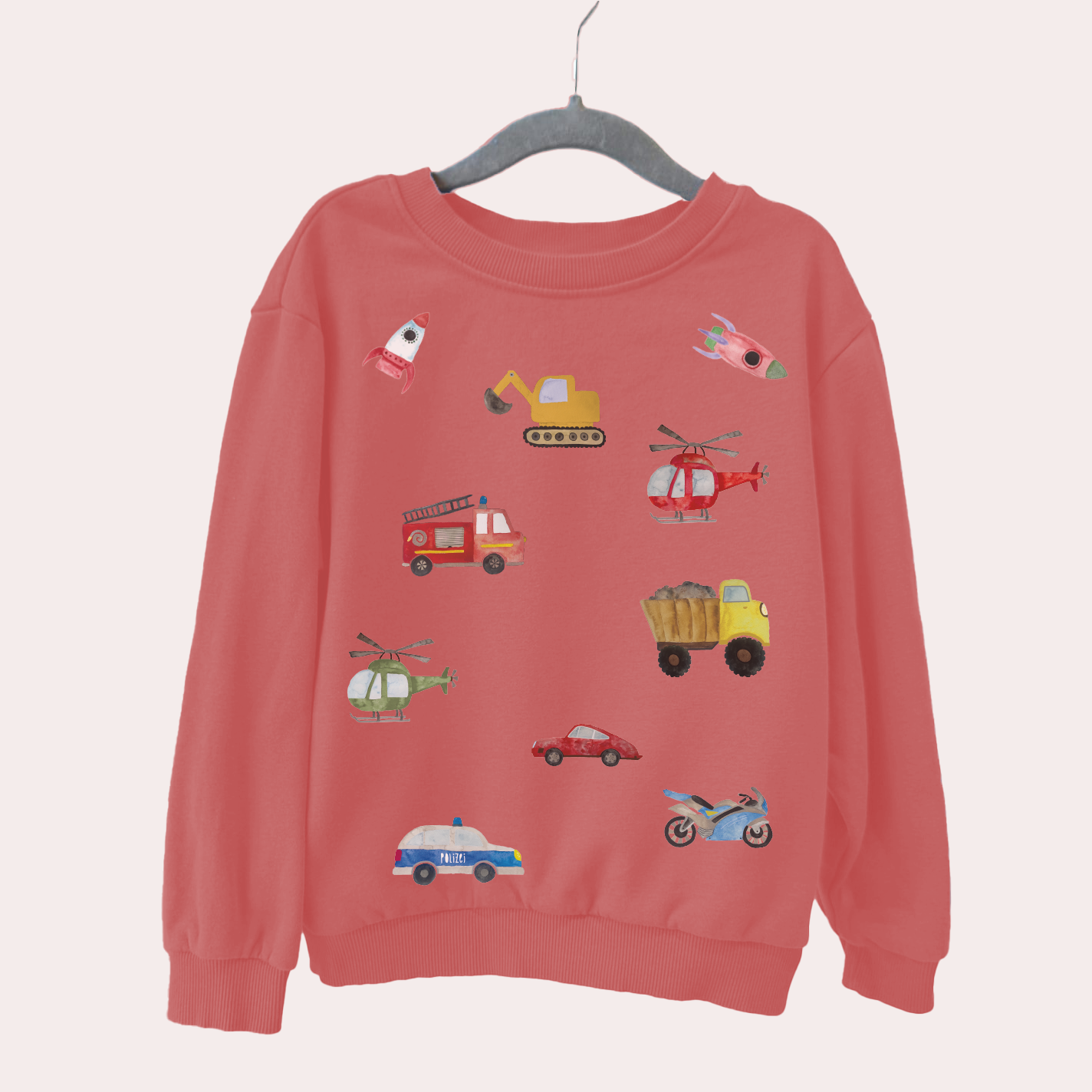 Bügelbild Set: Fahrzeuge