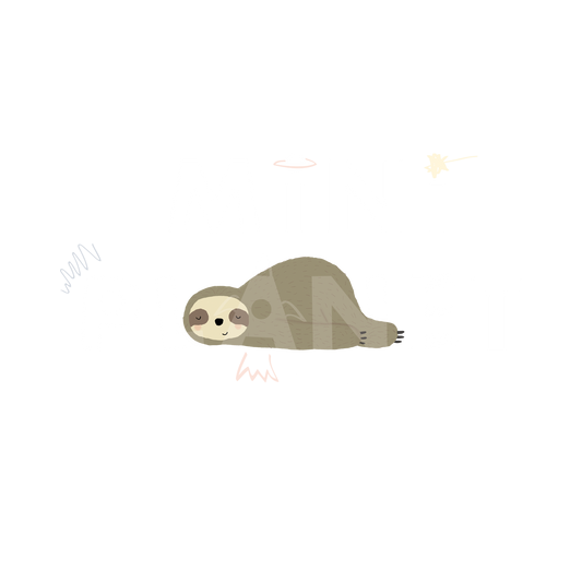 Bügelbild Faultier mini