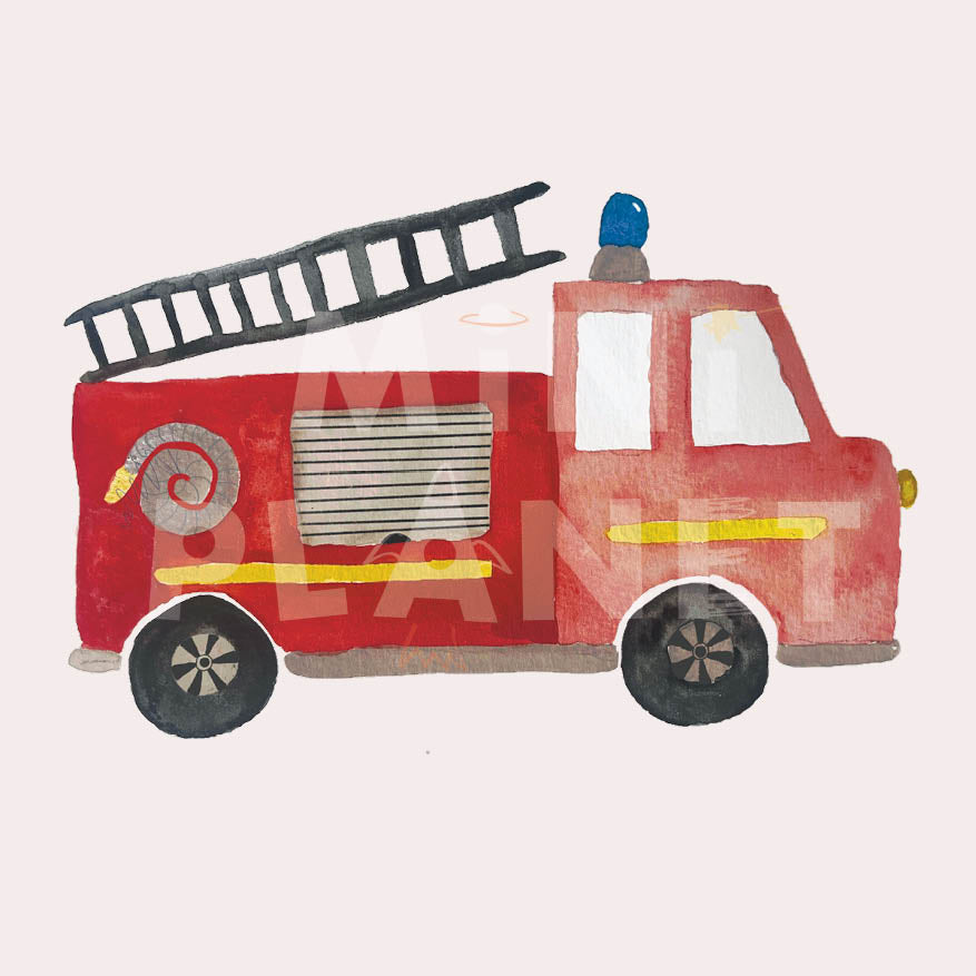 Bügelbild: Feuerwehr (Groß)