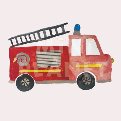 Bügelbild: Feuerwehr (Groß)