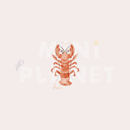 Bügelbild: Hummer Mini