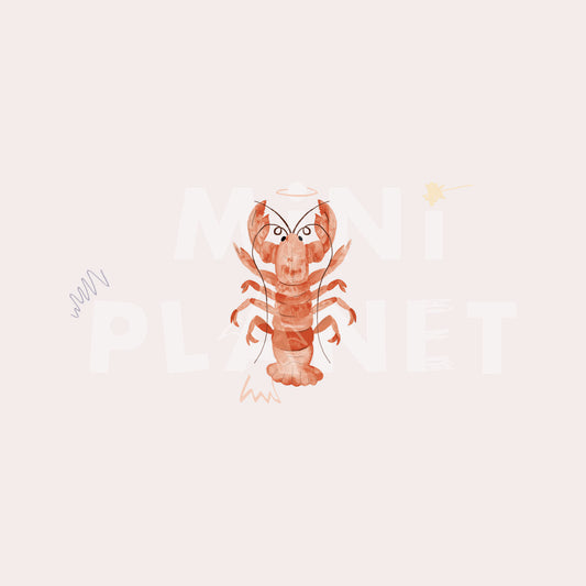 Bügelbild: Hummer Mini