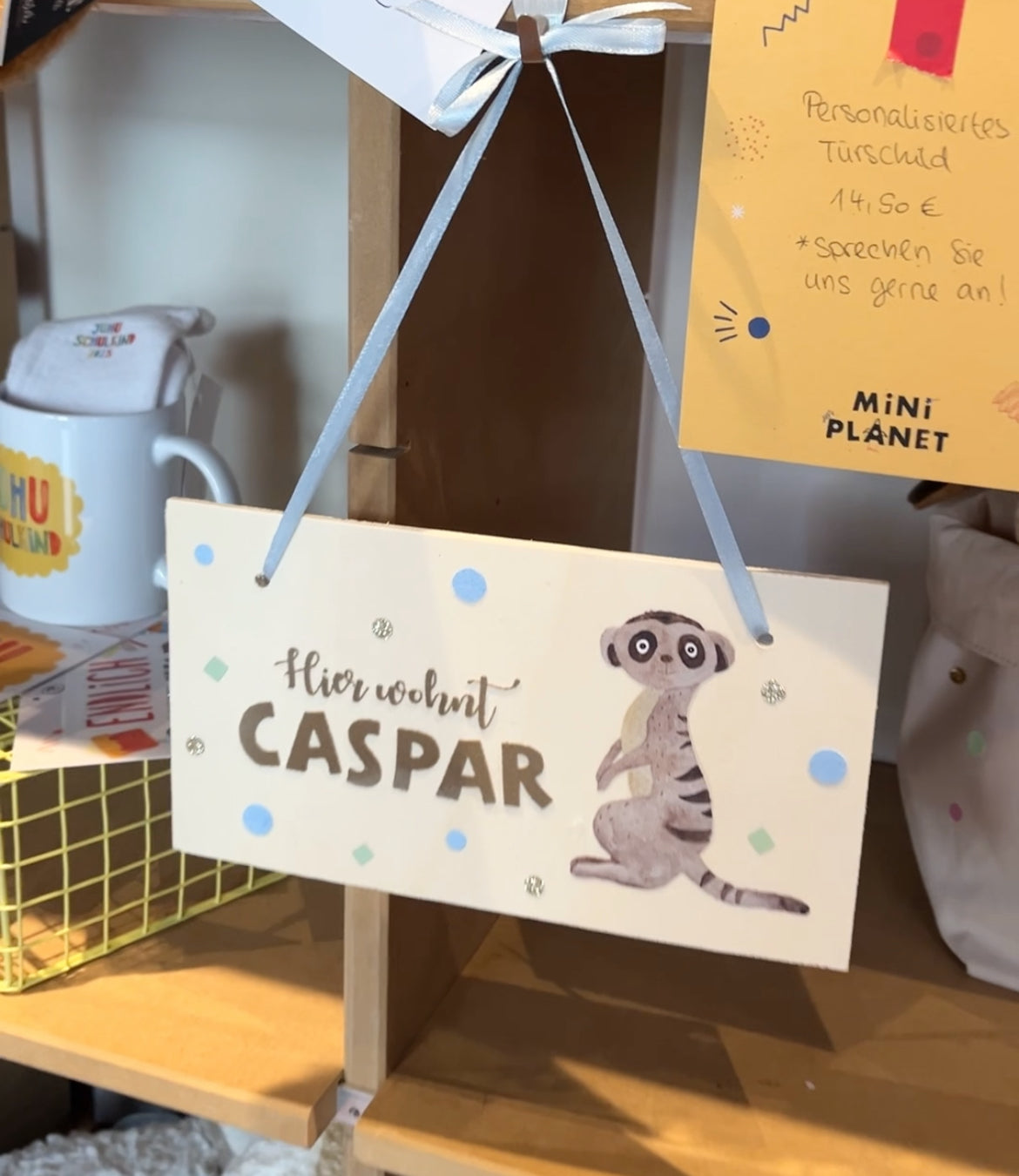 Holzschild Eckig Personalisierung