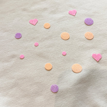 Bügelkonfetti: Neon