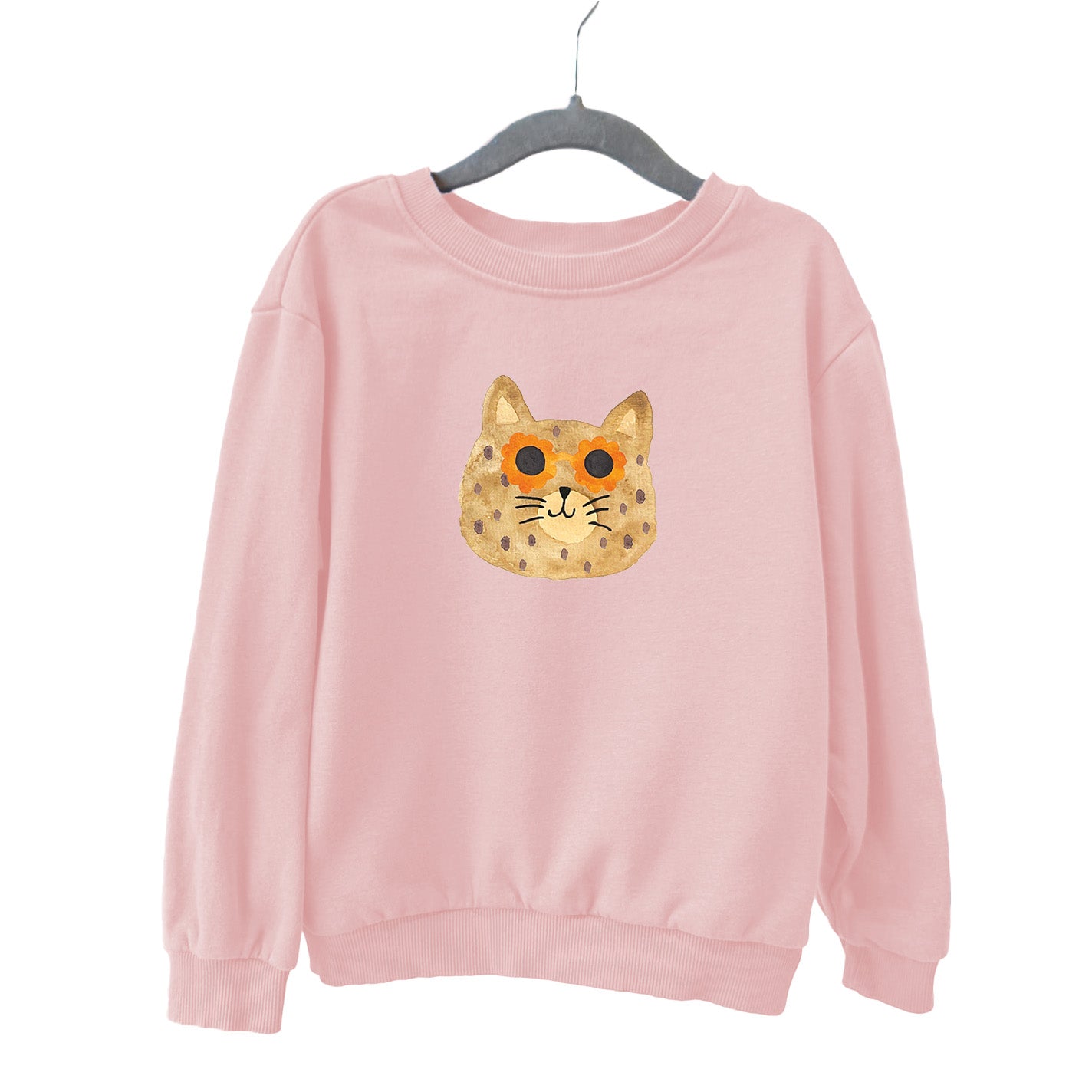 Bügelbild: Katze mit Sonnenbrille (Groß)