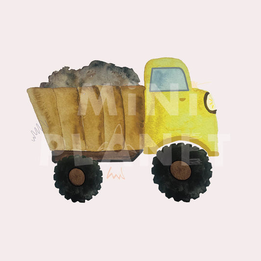 Bügelbild: Kipplaster