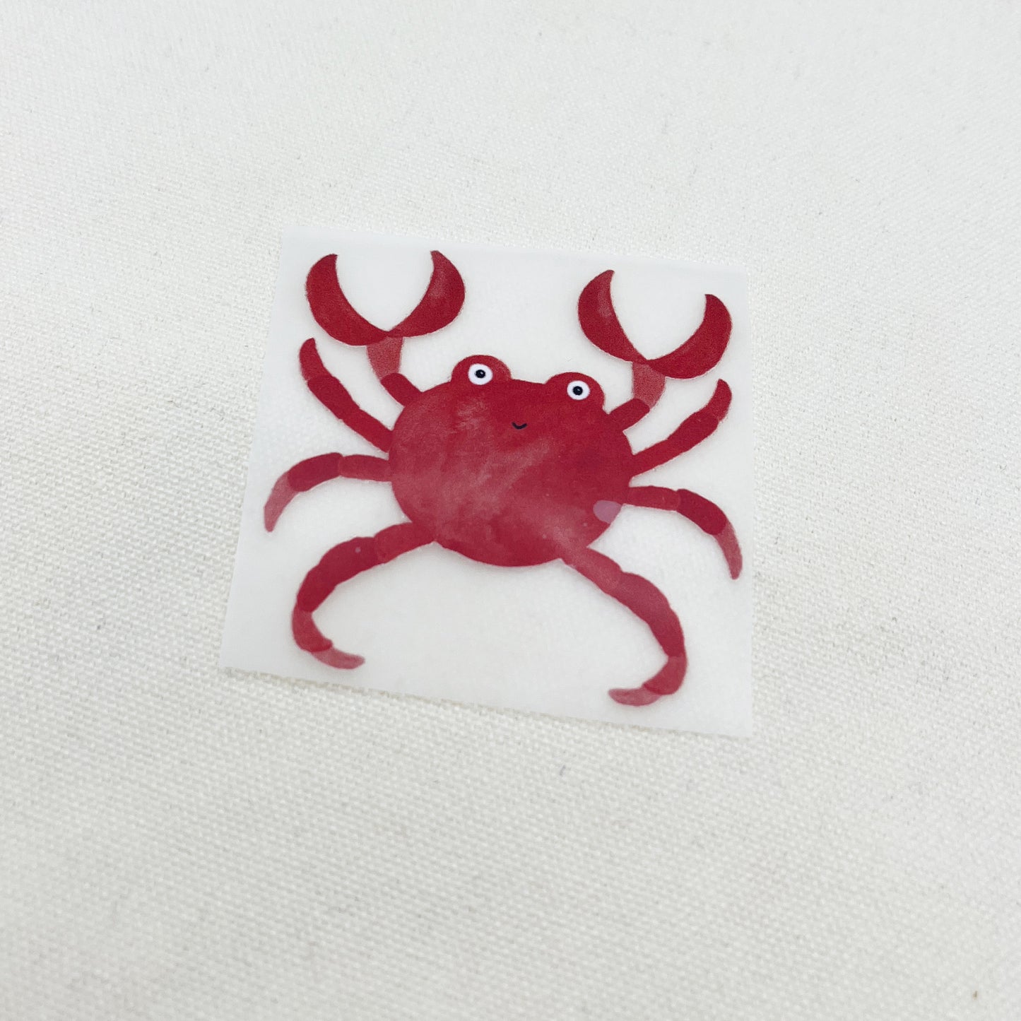 Bügelbild: Krabbe