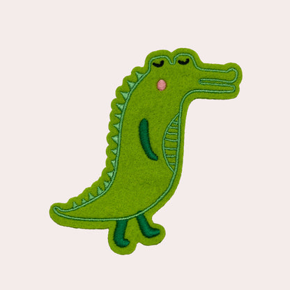 Bügelpatch Krokodil