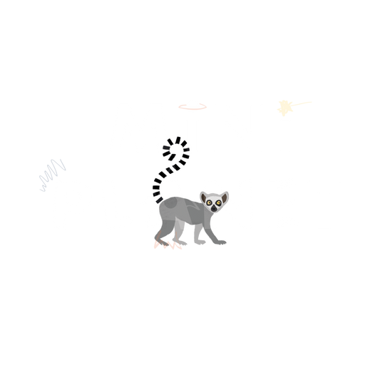 Bügelbild Lemur mini