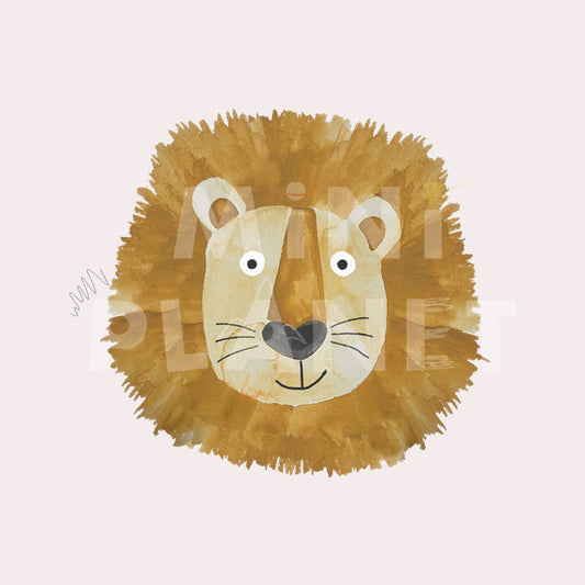 Bügelbild: Löwe
