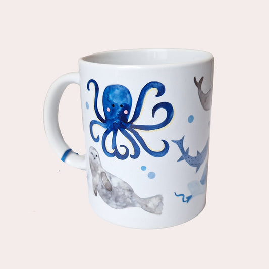 Tasse Keramik Unterwasserwelt