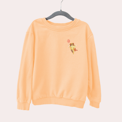 Bügelbild: Meerschweinchen mit Luftballon