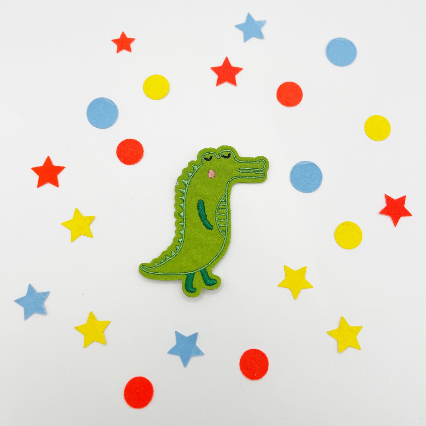 Bügelpatch Krokodil