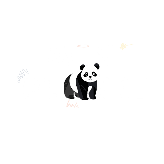 Bügelbild: Panda Mini