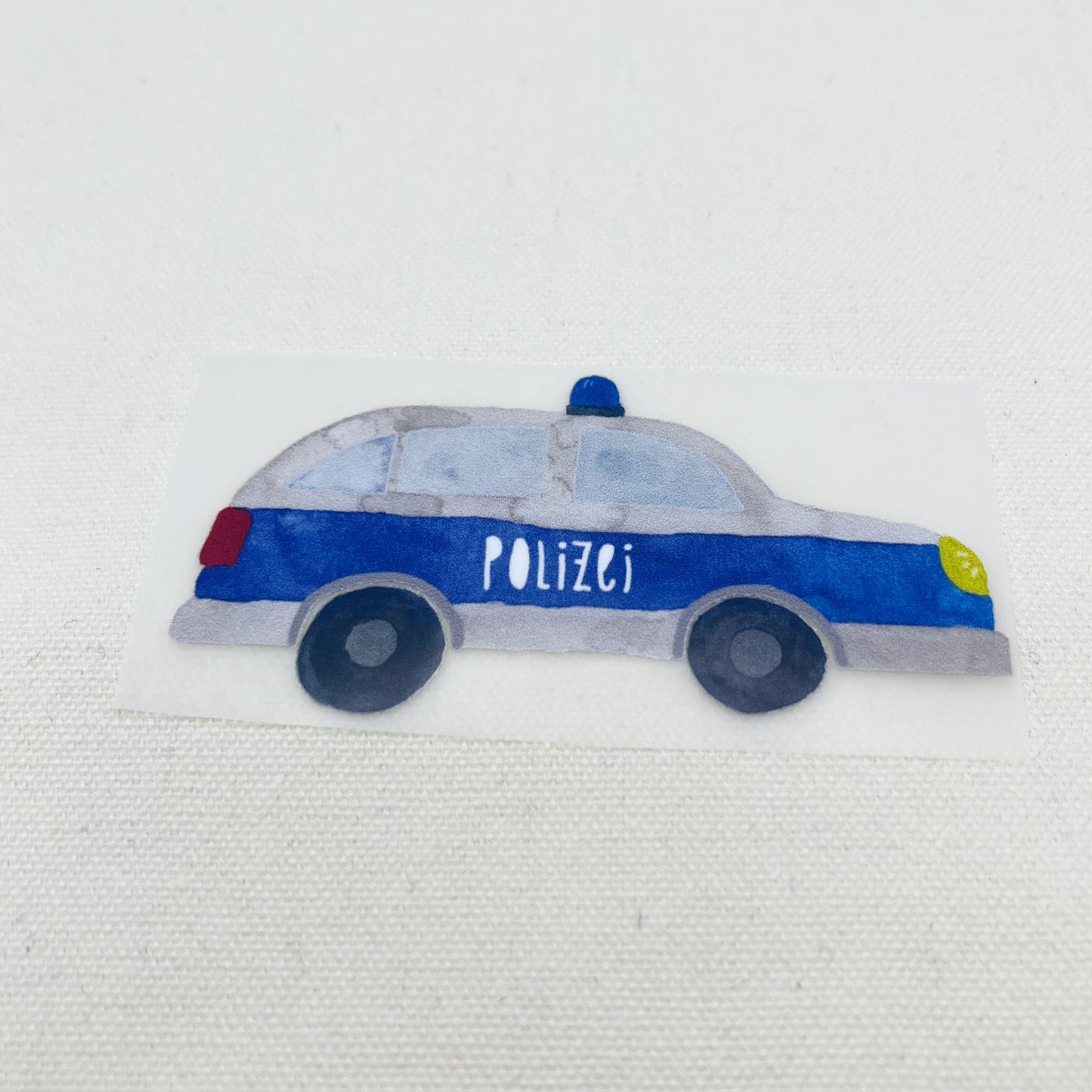 Bügelbild: Polizei Auto