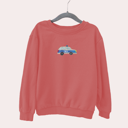 Bügelbild: Polizei Auto