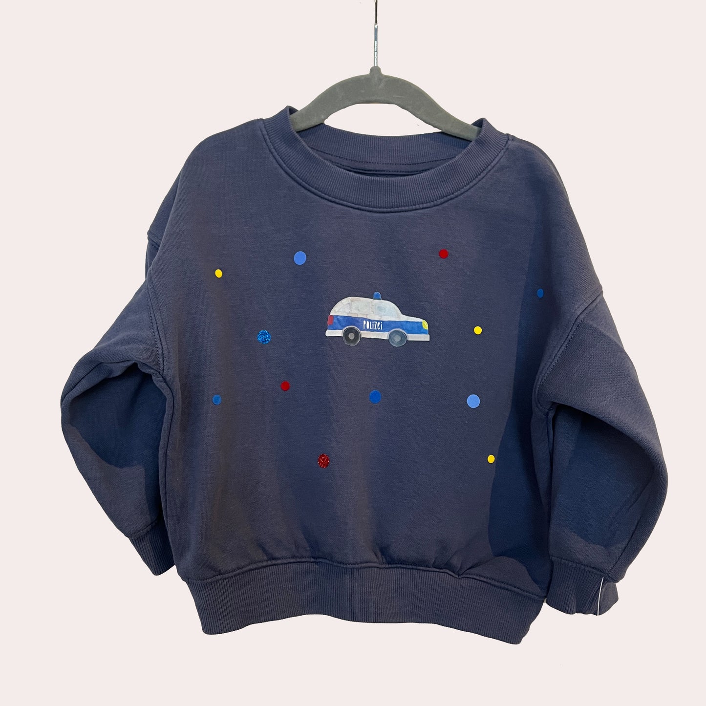 Bügelbild: Polizei Auto