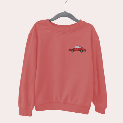 Bügelbild: Rotes Auto