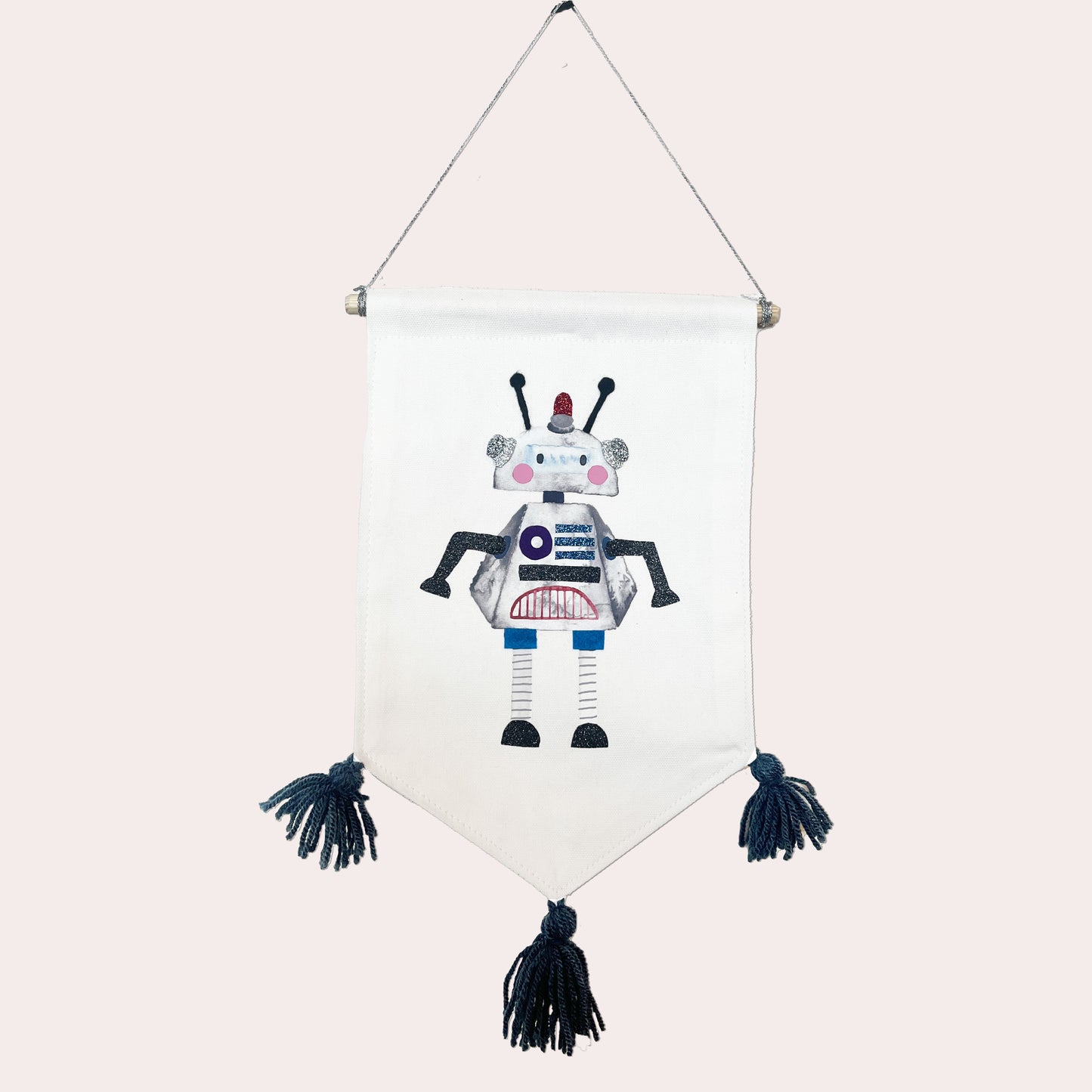 Wimpel Roboter Einzelstück