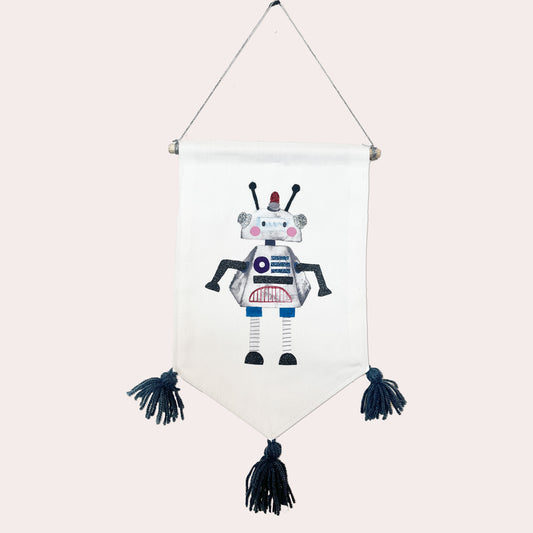 Wimpel Roboter Einzelstück