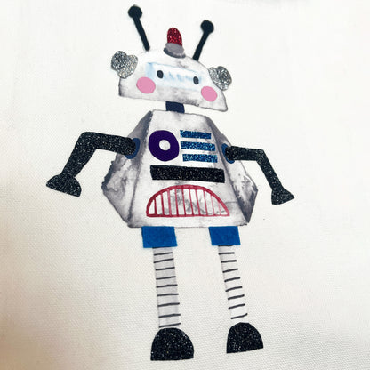 Wimpel Roboter Einzelstück